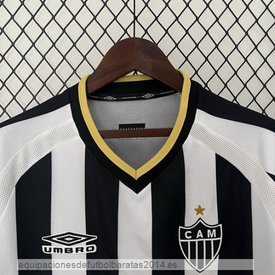 Nuevo 1ª Camiseta Atletico Mineiro Retro 2003 Blanco Negro Baratas
